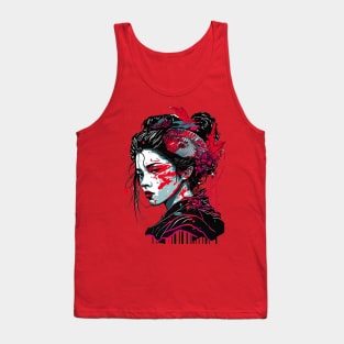 Japanese geisha Tank Top